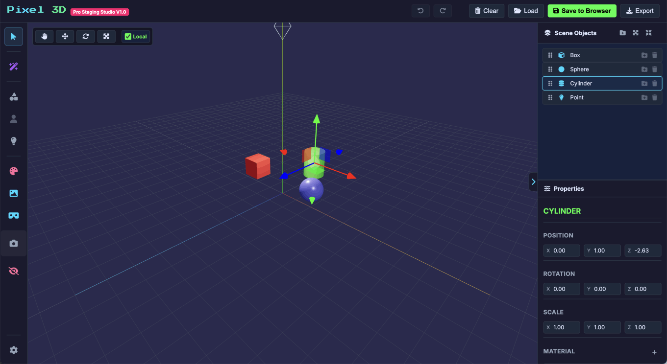 Pixel 3D App