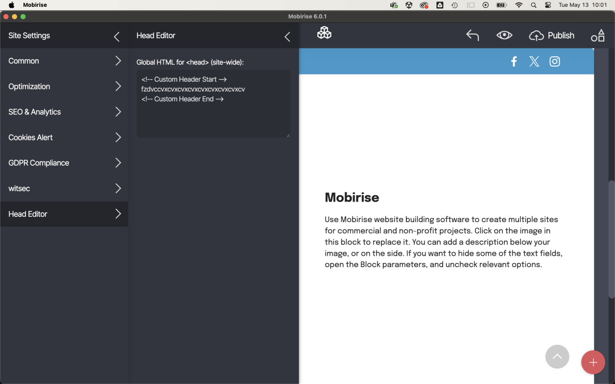 Mobirise Extension