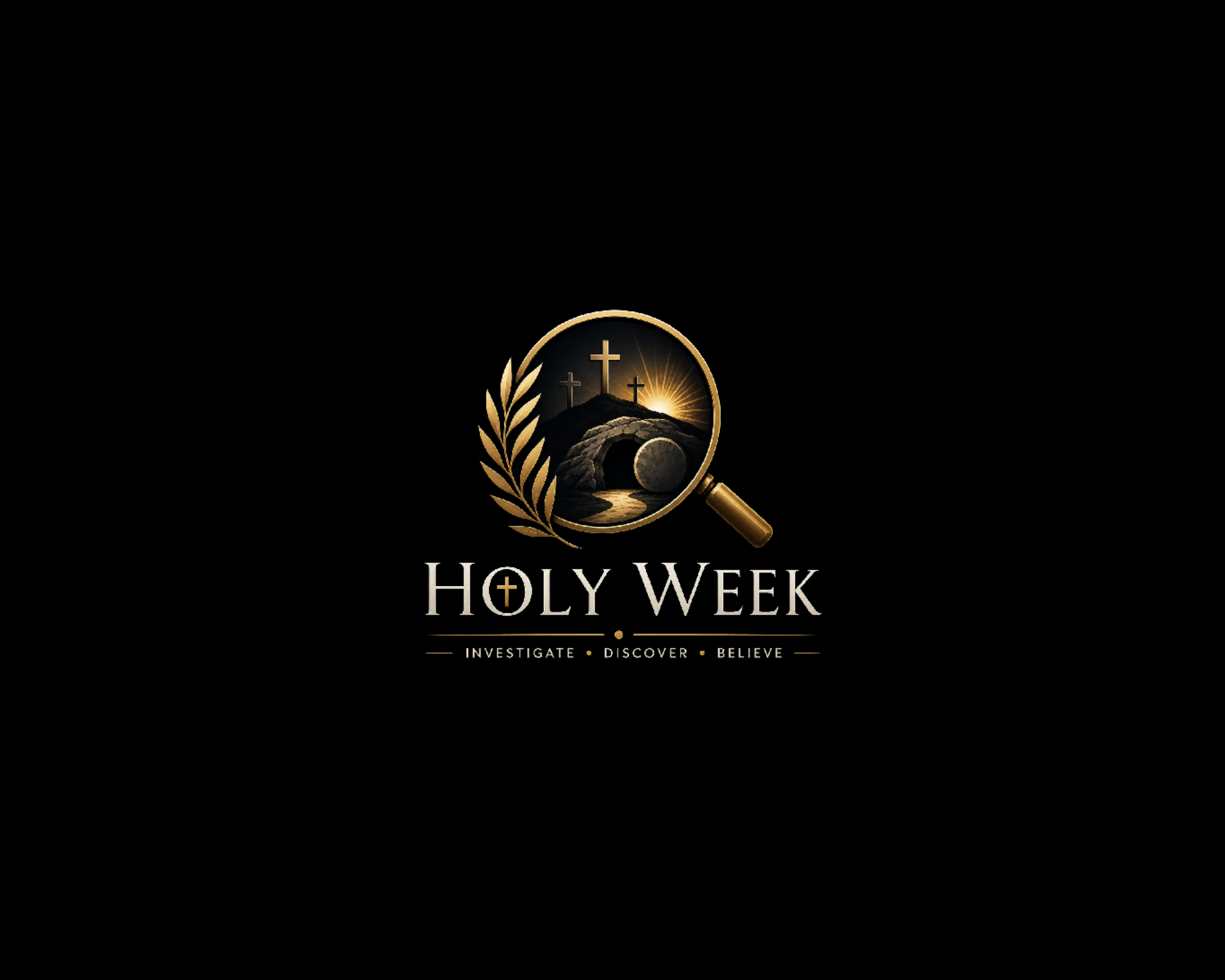 Holy Week game logo